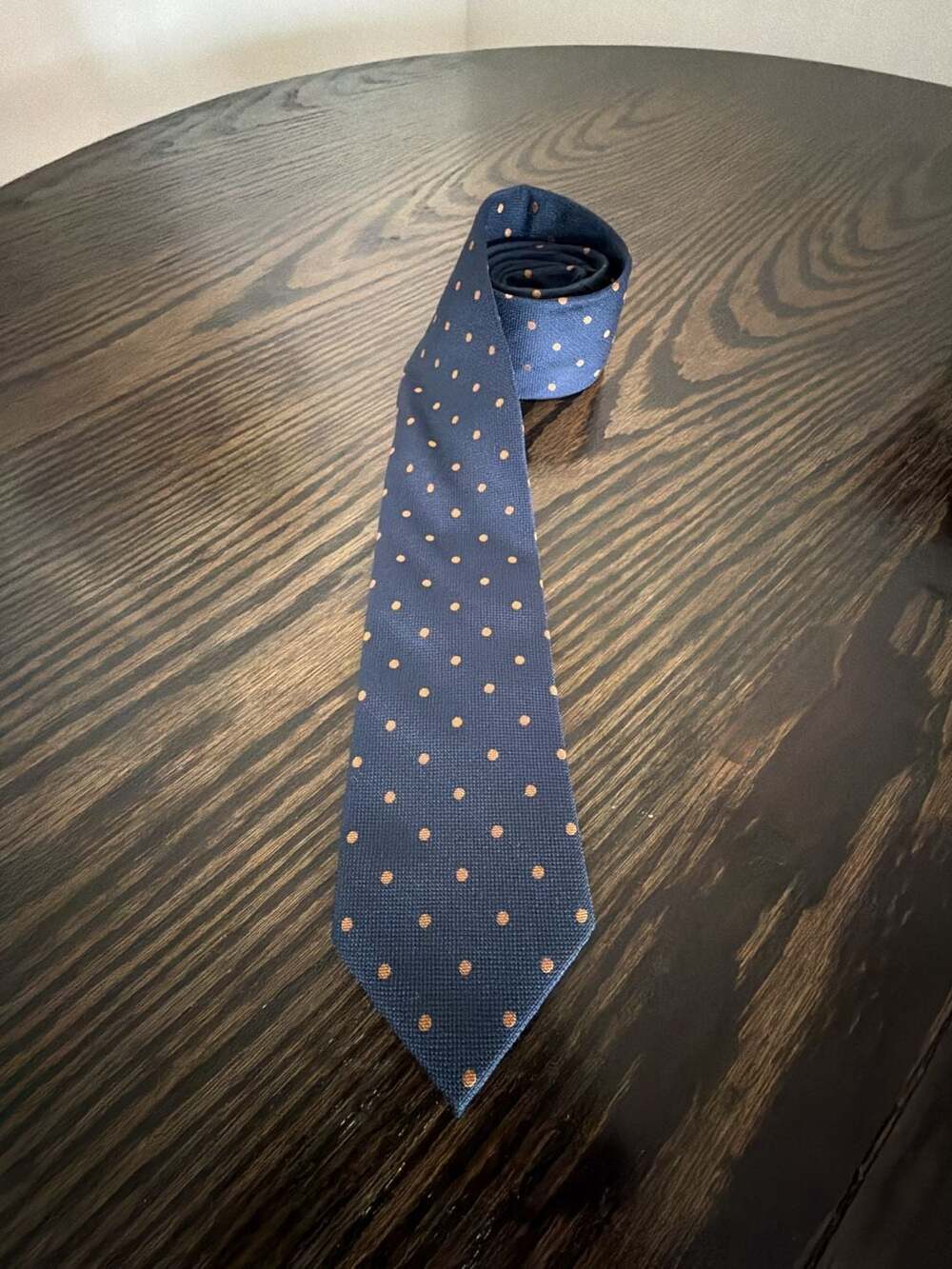 Club Room Blue Polka Dot Necktie